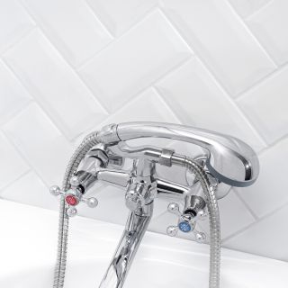 Смеситель для ванны с душем РМС SL71-143P хром